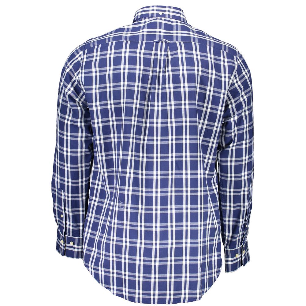 Gant Blue Cotton Shirt for Men